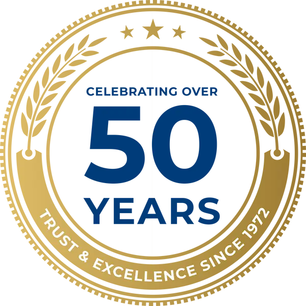 Celebrating Over 50 Years. Trust & Excellence Since 1972.